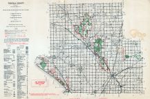 Tuscola County, Michigan State Atlas 1955